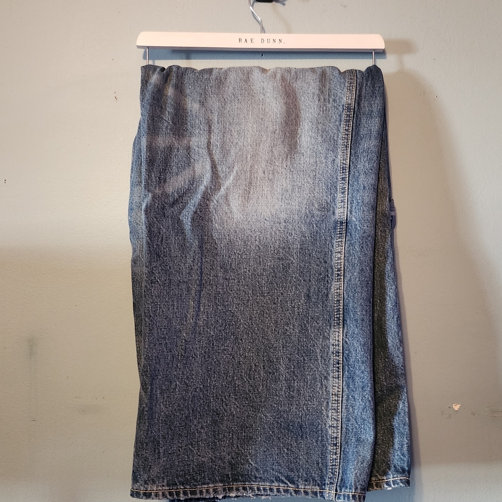 Men Old navy Denim Jeans 90s Baggy 46x30 nwt